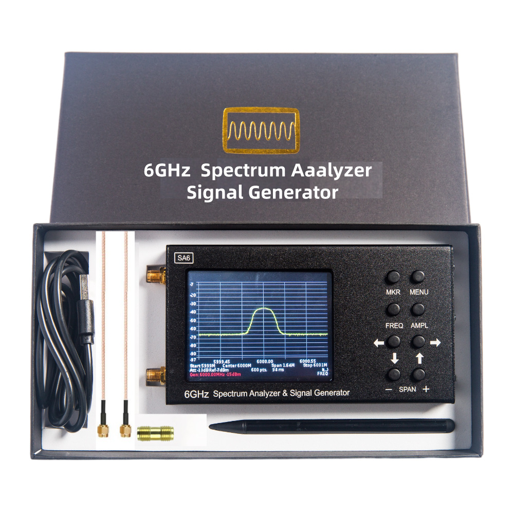 Signal Generator Spectrum Analyzer - SA6 6GHz Digital Handheld Portable RF