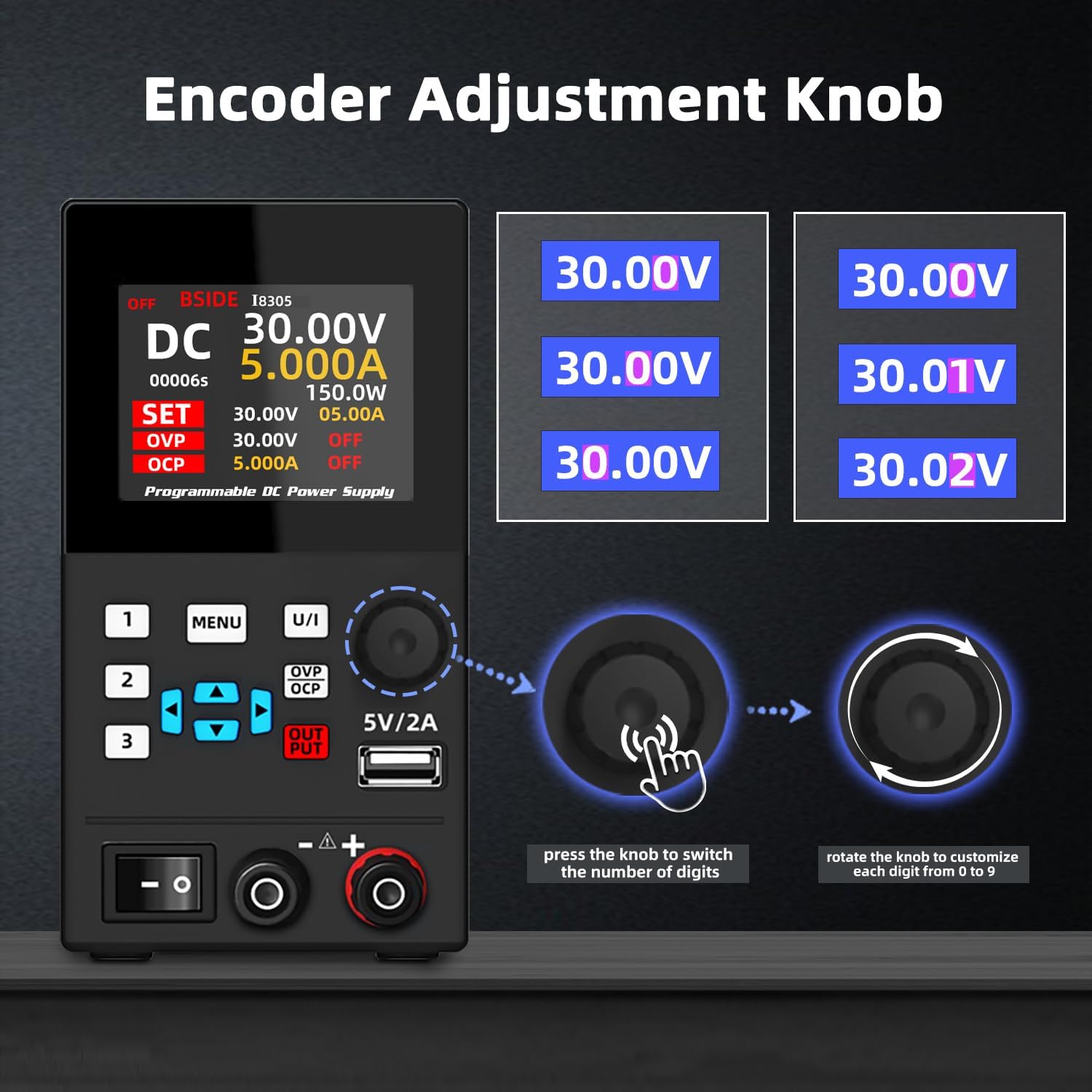 BSIDE DC Laboratory Regulated  - đánh giá và giá Programmable Dc Power Supply 30V 10A