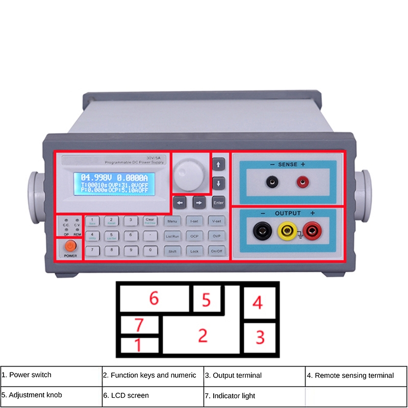 Laboratory high-precision six  - đánh giá và giá Linear Lab Power Supply Adjustable
