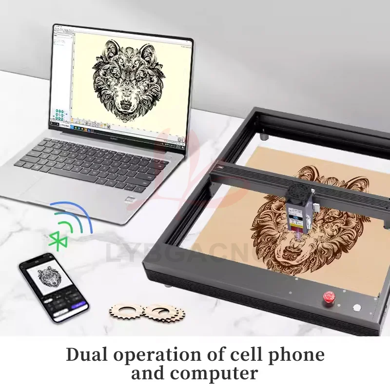 LY 4040 10W/20W Desktop Frame  - đánh giá và giá Mini Laser Engraver Cnc Router