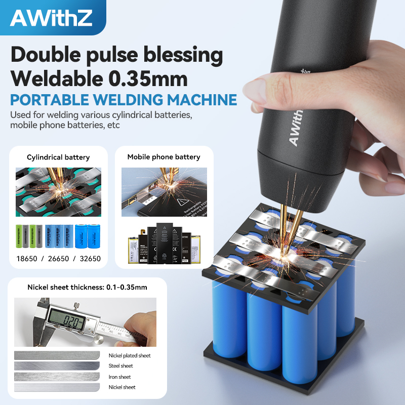 Awithz Portable Battery Spot W - đánh giá và giá Spot Welder 18650 Battery Pack